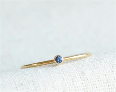 14k Solid Gold 1mm Thin Wedding Band / Minimalist Wedding Ring for ...