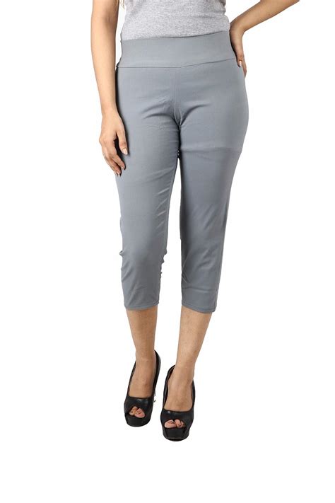 AAKRITHI Women's Denim Slim Fit Capri : Amazon.in: Clothing & Accessories