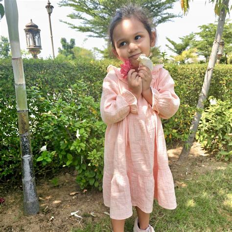 Crinkled Muslin Ruffle Full Sleeves Dress – snugglyspaces