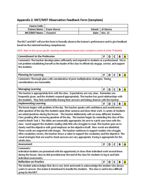 Image result for Lesson Observation Secondary