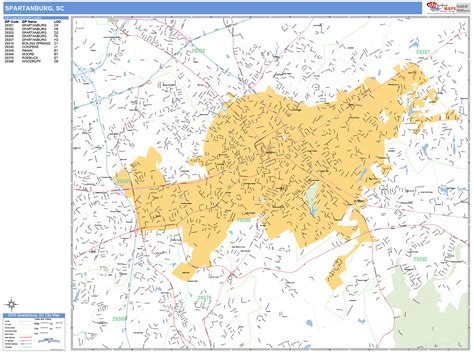 Spartanburg Downtown Map at James Auxier blog