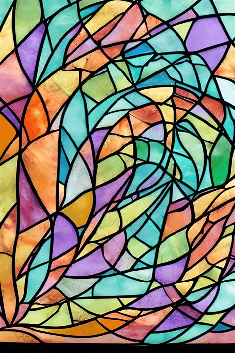 Simple Stained Glass Artwork · Creative Fabrica