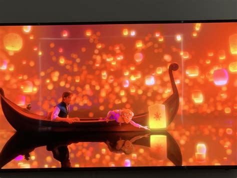 The Lantern That Comes to Rapunzel in boat scene is the one the King ...