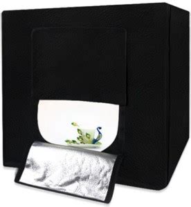 HOUSE OF QUIRK Cube Box LED Lighting Table Top Photo Shooting Tent Kit ...