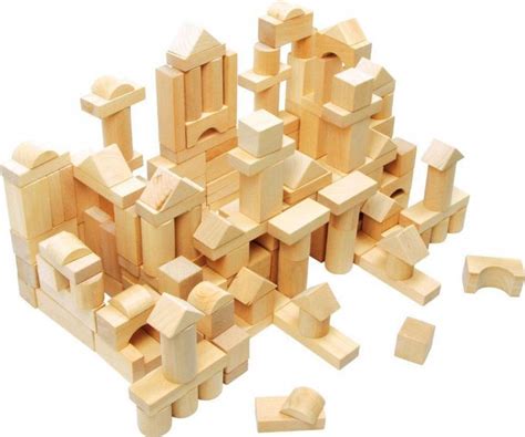 100 byggeklosser i tre - Treleker 7073 Shop - eurotoys.net