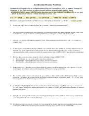 Image result for Acceleration and Distance Problems Answer Key