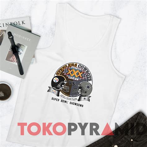 Vintage 1996 Super Bowl XXX Steelers VS Cowboys T-Shirt - TokoPyramid