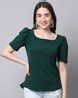 Buy Green Tops for Women by Sugathari Online | Ajio.com