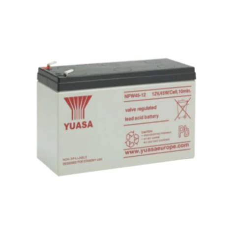 Buy Yuasa NPW45-12 Valve Regulated Lead Acid Battery - APC BE400-GR ...