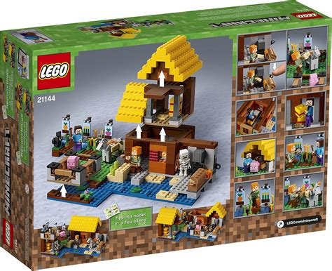 Buy LEGO Minecraft The Farm Cottage 21144 Building Kit (549 Piece ...