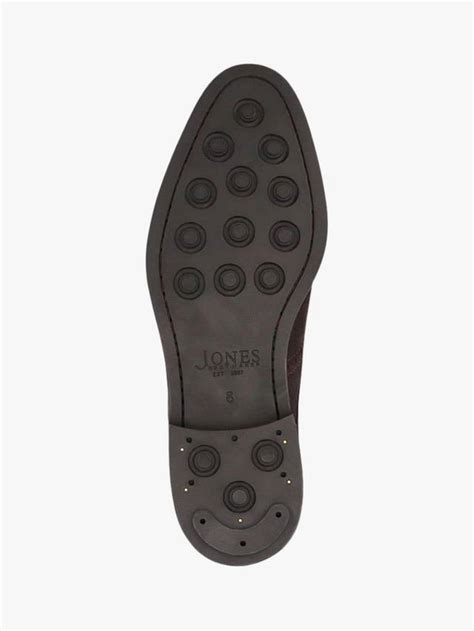 Jones Bootmaker Longwood Suede Brogues, Dark Brown