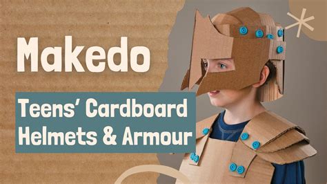 Teens Cardboard Helmets & Armour, FVRL - Aldergrove Library, 24 October ...