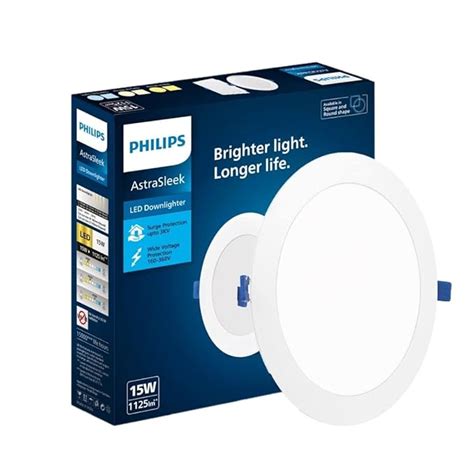 Philips Astra Sleek 15-watt Round LED Downlighter | LED Ceiling Light ...