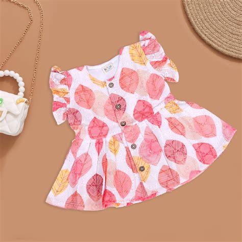 Adorable Printed Cotton Baby Dress for Girls | Boon Babies – boonbabies