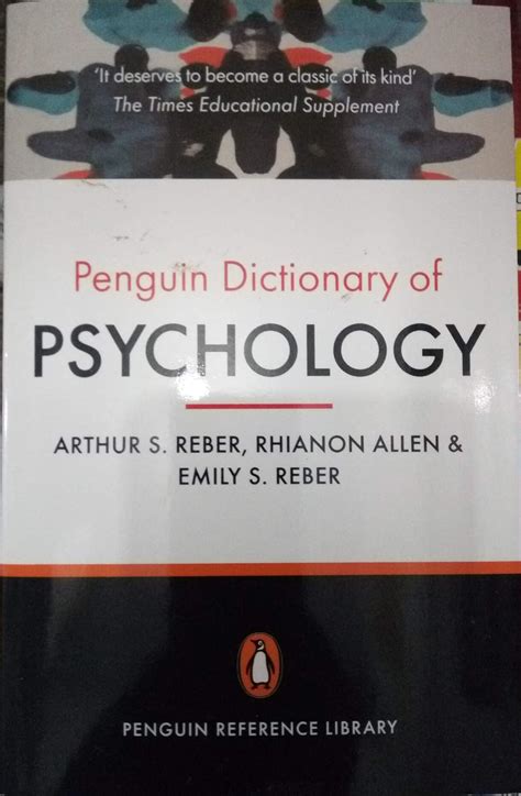 Buy The Penguin Dictionary of Psychology Book Online at Low Prices in ...
