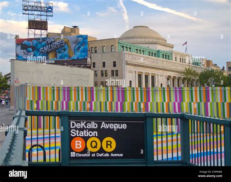 Dekalb Market at the Dekalb Avenue subway station in Brooklyn NYC Stock ...