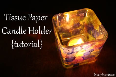 Tissue Paper Candle Holder 的图像结果