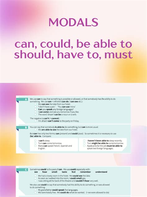 Image result for Notes of Modals