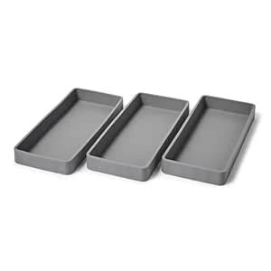 Buy Sur La Table Silicone Sheet Pan Trays, Set of 3, Gray Online at Low ...