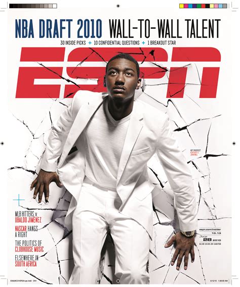 UK’s John Wall on the Cover of ESPN The Magazine’s 2010 NBA Draft ...