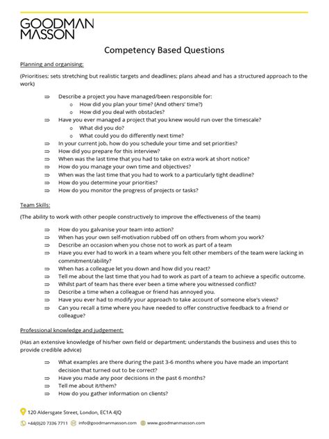 Image result for Competency Based Questionnaire Template