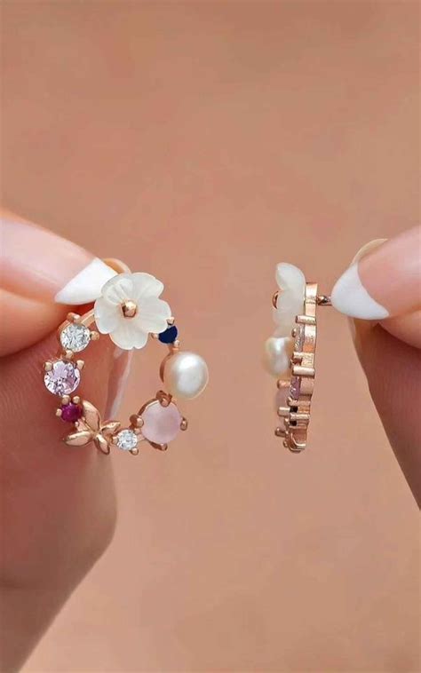 Dreamy Flower Blossom Earrings – Hira Jewellery