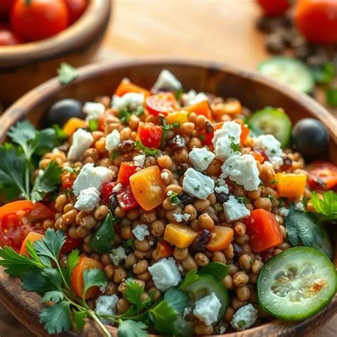 Ultimate Mediterranean Lentil Salad with Feta | Mediterranean Salad Recipes