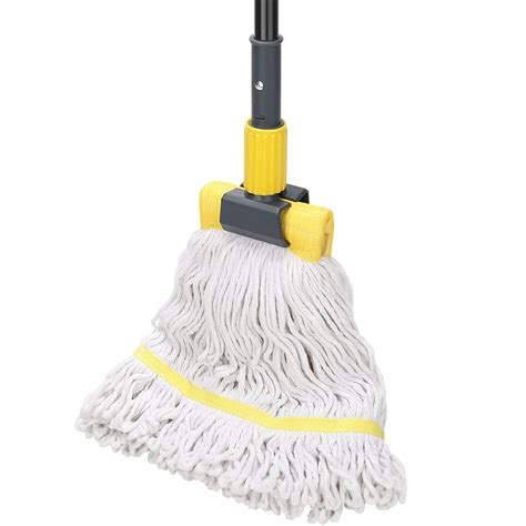 Commercial Mop Heavy Duty Industrial Mop with Long Handle,60" Looped ...