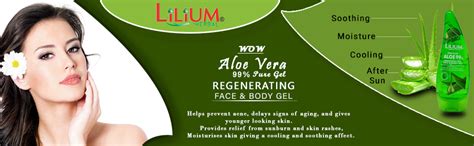 Lilium Regenerating Aloe Vera Face & Body Gel, 120ml : Amazon.in: Beauty