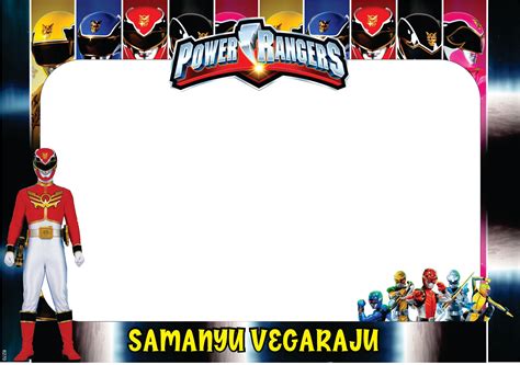 Power Rangers Theme PhotoBooth | Birthday Party Supplies Online – Party ...