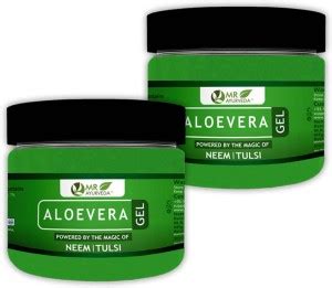 MR Ayurveda Aloe Vera Gel with Neem & Tulsi | Young Radiant Skin & Hair ...
