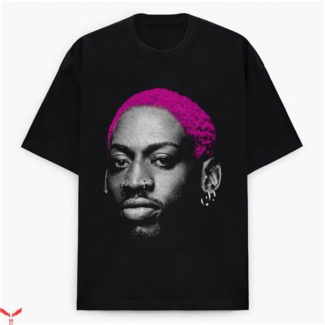 Dennis Rodman T-Shirt Dennis Rodman Face NBA Retro 90s