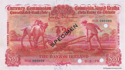 20 Pounds (Bank of Ireland) - Irlanda – Numista