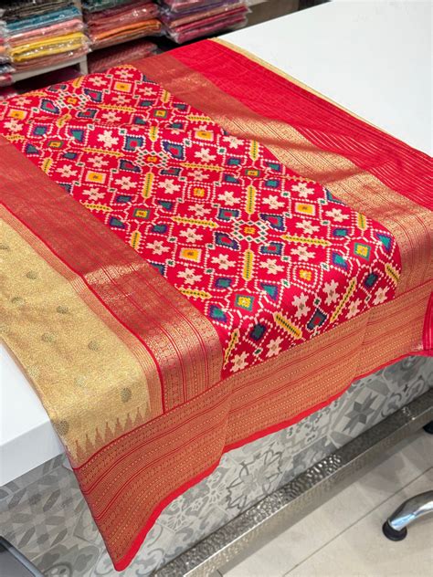 Tissue Patola with Kanchi Border Saree