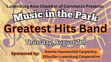 Music in the Park feat. Greatest Hits Band, Fireman's Centennial park ...