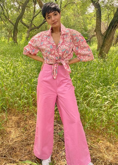 Get Pastel Pink Pants at ₹ 2600 | LBB Shop