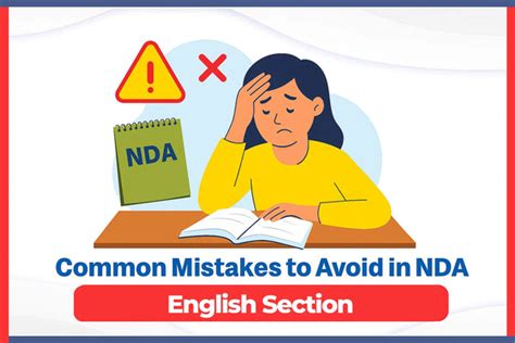 Common mistakes to avoid in the NDA English section - Oswaal Books