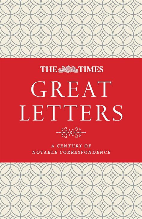 Buy The Times Great Letters: A century of notable correspondence Book ...