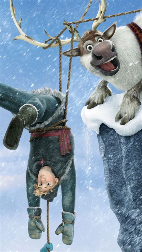 Movie Frozen, Sven (Frozen), Kristoff (Frozen), 1080x1920 Phone HD ...