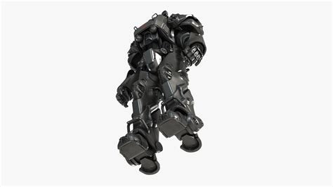 3D model Fallout Power Armor T 60 with Rifle | 3D Molier International