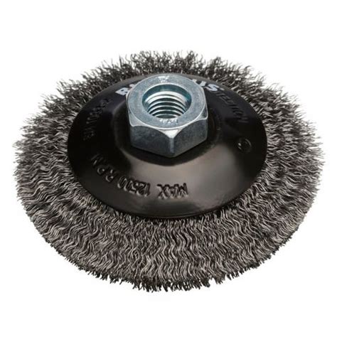 Circular brush - SKBW - RHODIUS - cleaning / metal / crimped