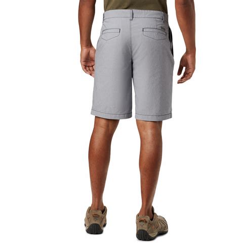 Columbia Men Blue Outdoor Elements Chambray Short
