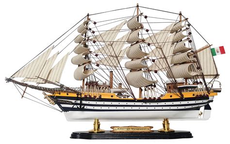 Sailingstory Wooden Model Ship Amerigo Vespucci 1 190 Scale Replica ...