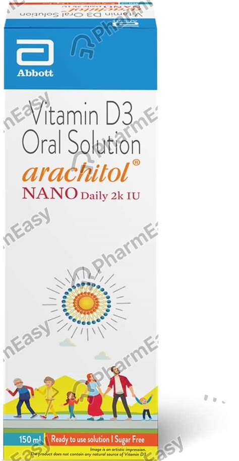 Buy ARACHITOL NANO 60K SUGAR FREE BOTTLE OF 5ML SOLUTION Online & Get ...