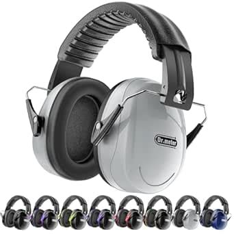 Dr.meter Hearing Protection Earmuffs, 31dB Noise Reduction Safety Ear ...