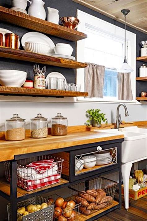 49 Newest Diy Farmhouse Kitchen Shelves Design Ideas To Try Today in ...