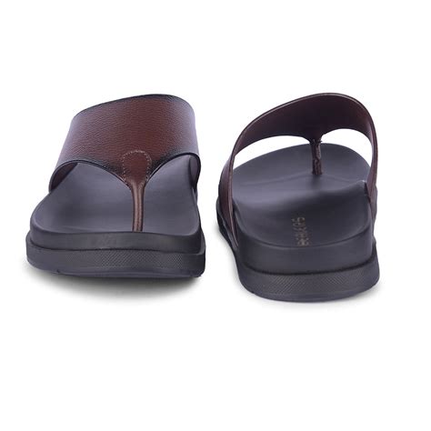 Buy Healers Casual Brown Slipper For Men MSL-3 By Liberty