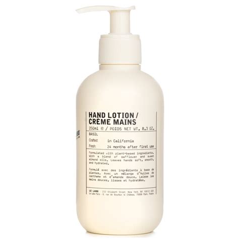 Basil Hand Lotion – Herbal Hydration