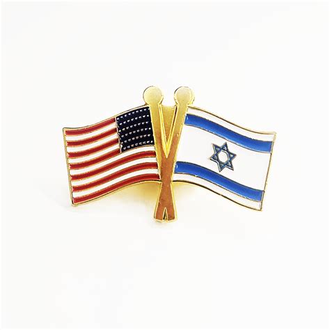 Israeli & American Flag Pin – Mitzvahland.com