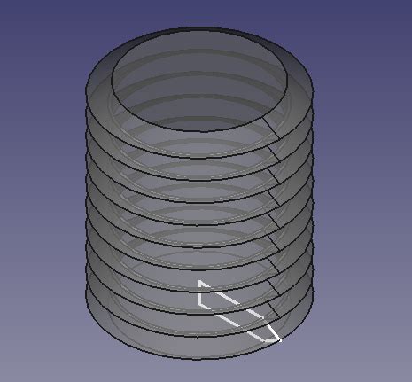 Free CAD Thread Tutorial 的图像结果